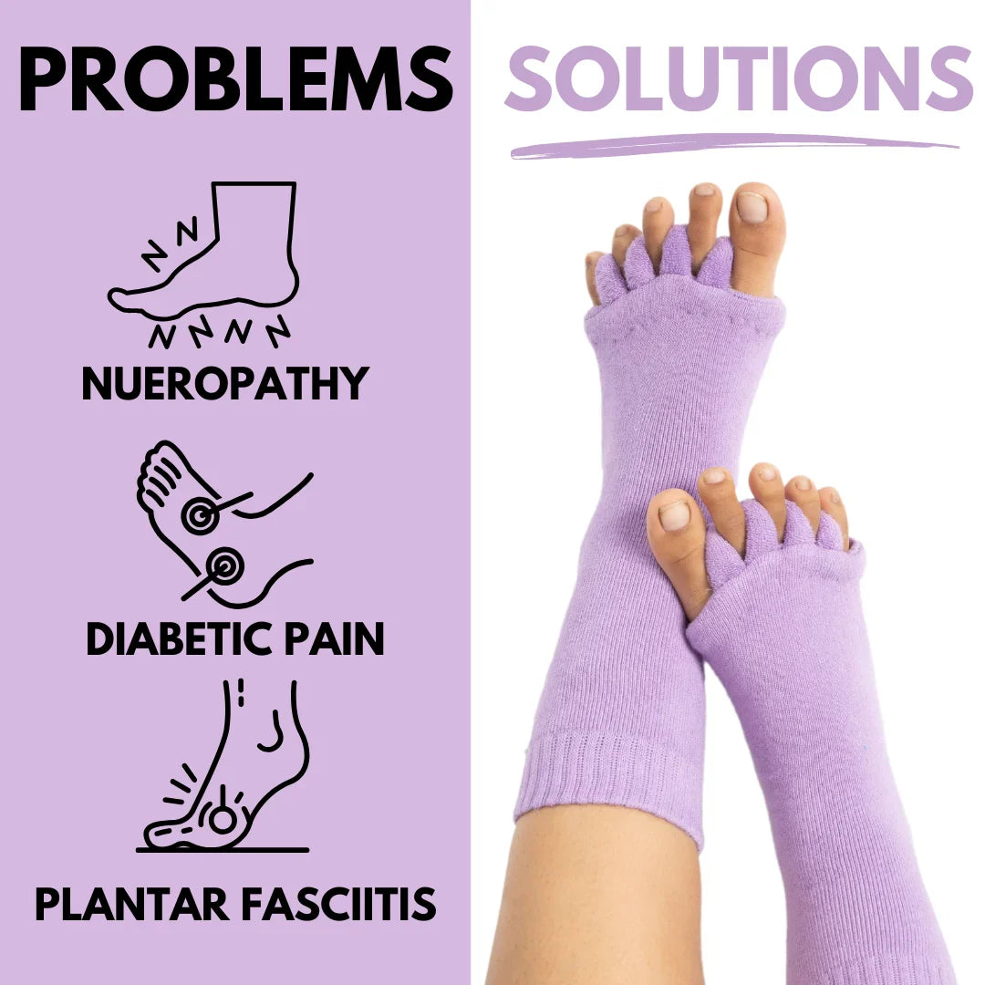 Light Purple Foot Alignment Socks