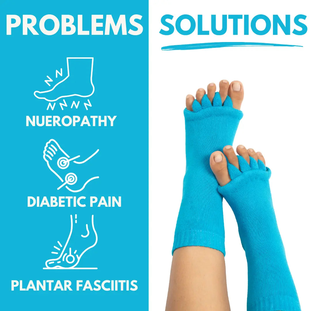Blue Foot Alignment Socks