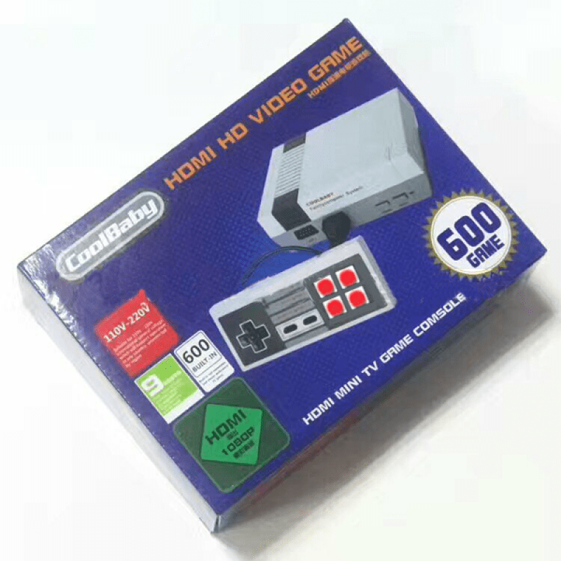 Retro Classic Game Console - 600 Classic Games