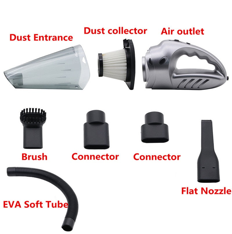 Portable Cordless Rechargeable Car Vacuum Cleaner