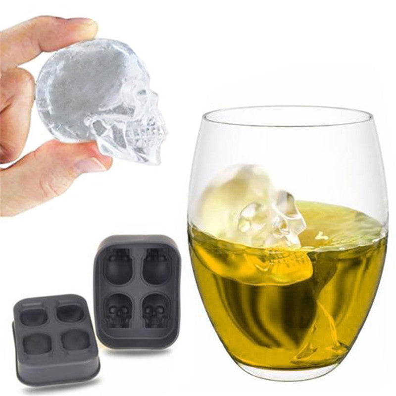 3D Skull Ice Cube Tray