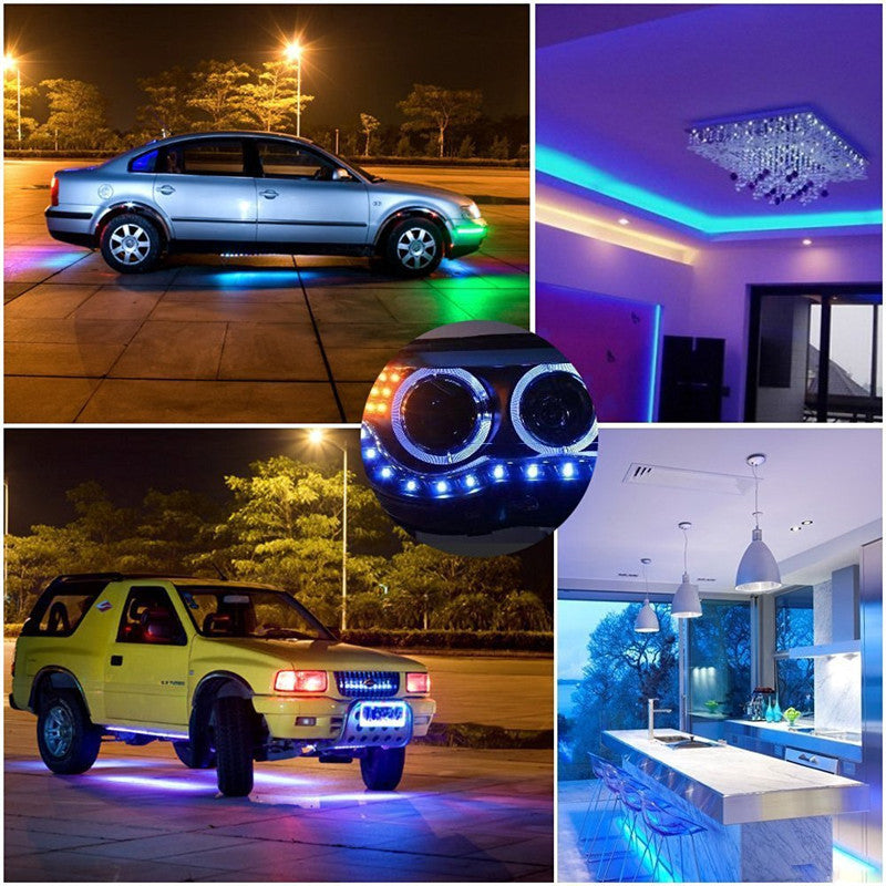 Color Changing LED Light Strip with Remote Control