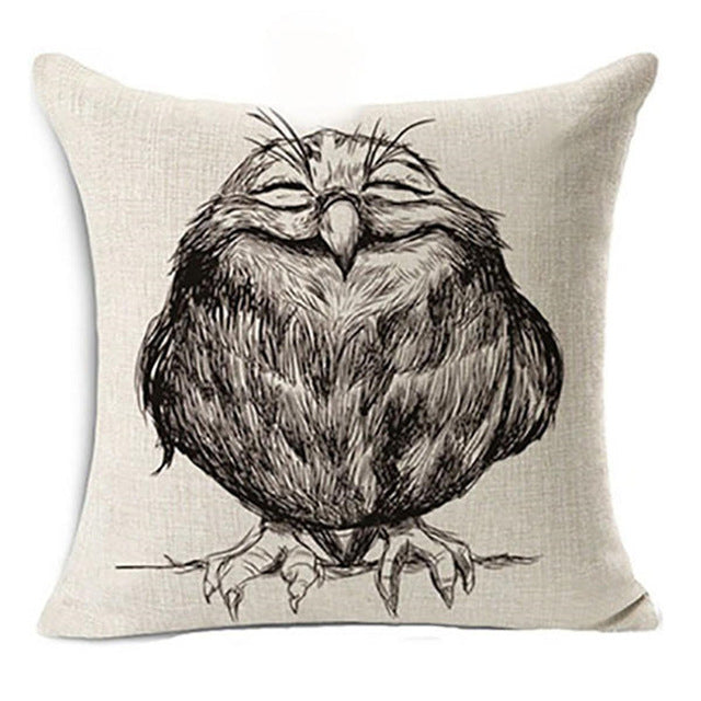 Cute Owl Pattern Pillowcase