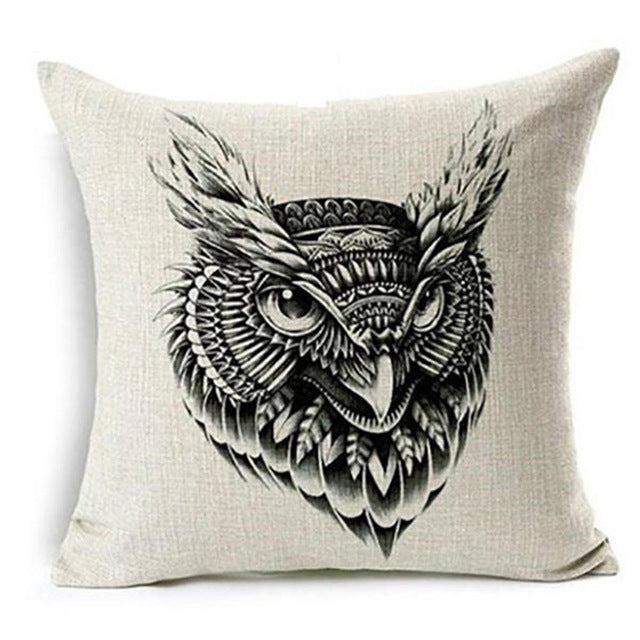 Cute Owl Pattern Pillowcase