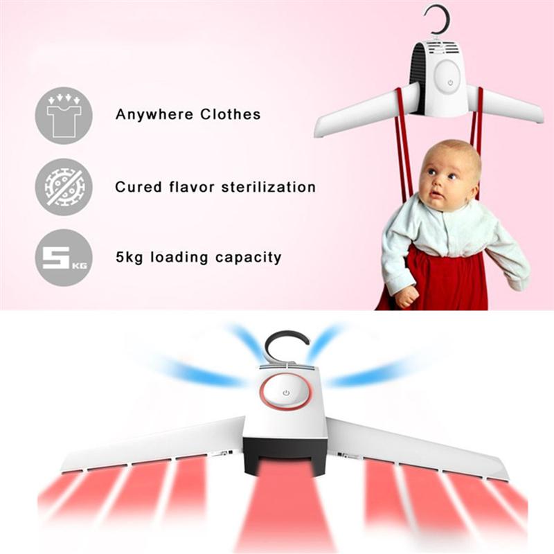 2 in 1 Electric Breeze Clothes Drying Hanger
