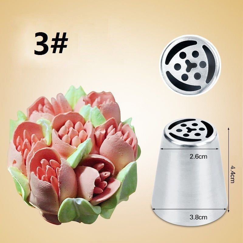 7PCS Russian Tulip Icing Piping Nozzle
