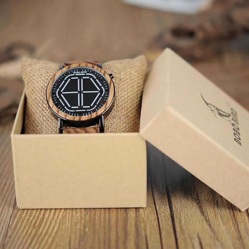 #1 Wooden LED Watch