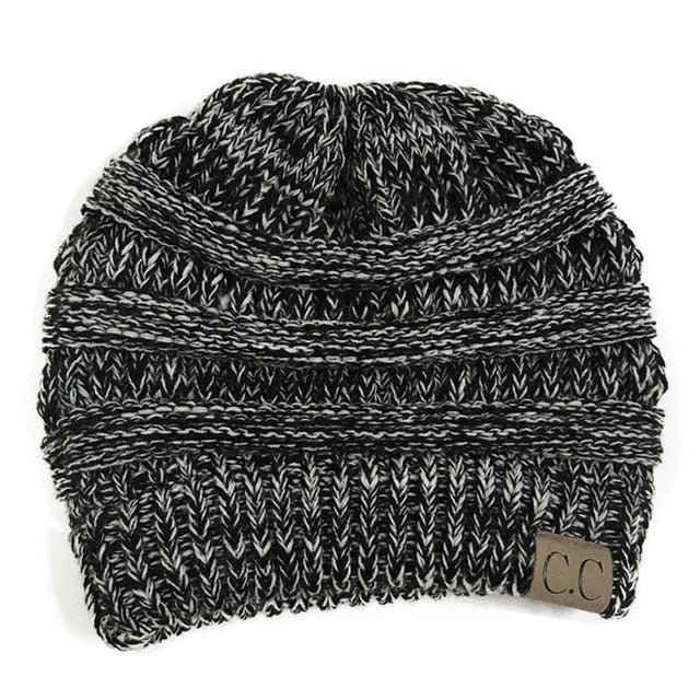 Soft Knit Beanie That's PERFECT for Ponytails & Buns