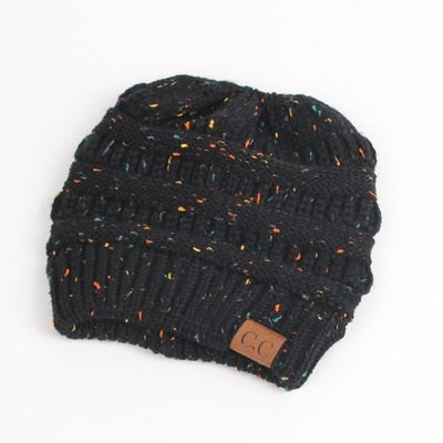 Soft Knit Beanie That's PERFECT for Ponytails & Buns