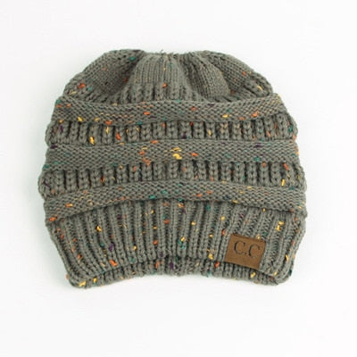 Soft Knit Beanie That's PERFECT for Ponytails & Buns