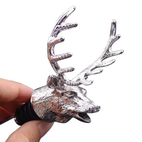 Deer Wine Stopper with Pourer