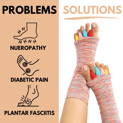 Multi Colour Foot Alignment Socks