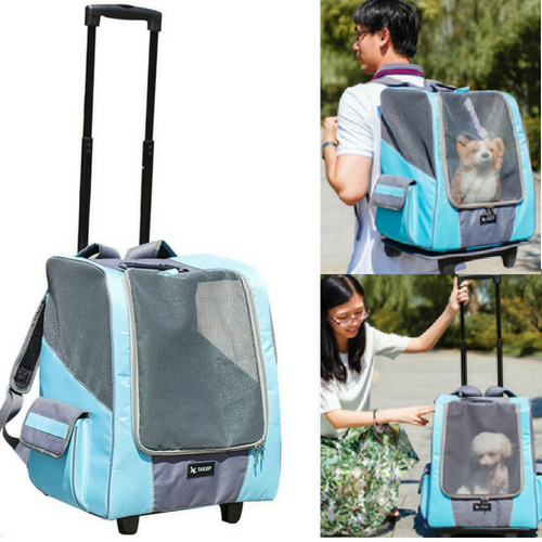 Multi-use Dog Backpack Stroller 2 in 1
