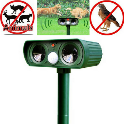 Solar Powered Ultrasonic Animal Repeller