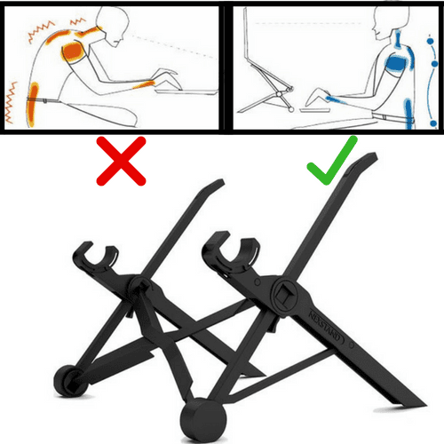 Portable Foldable Laptop Stand - Ergonomic Notebook Stand