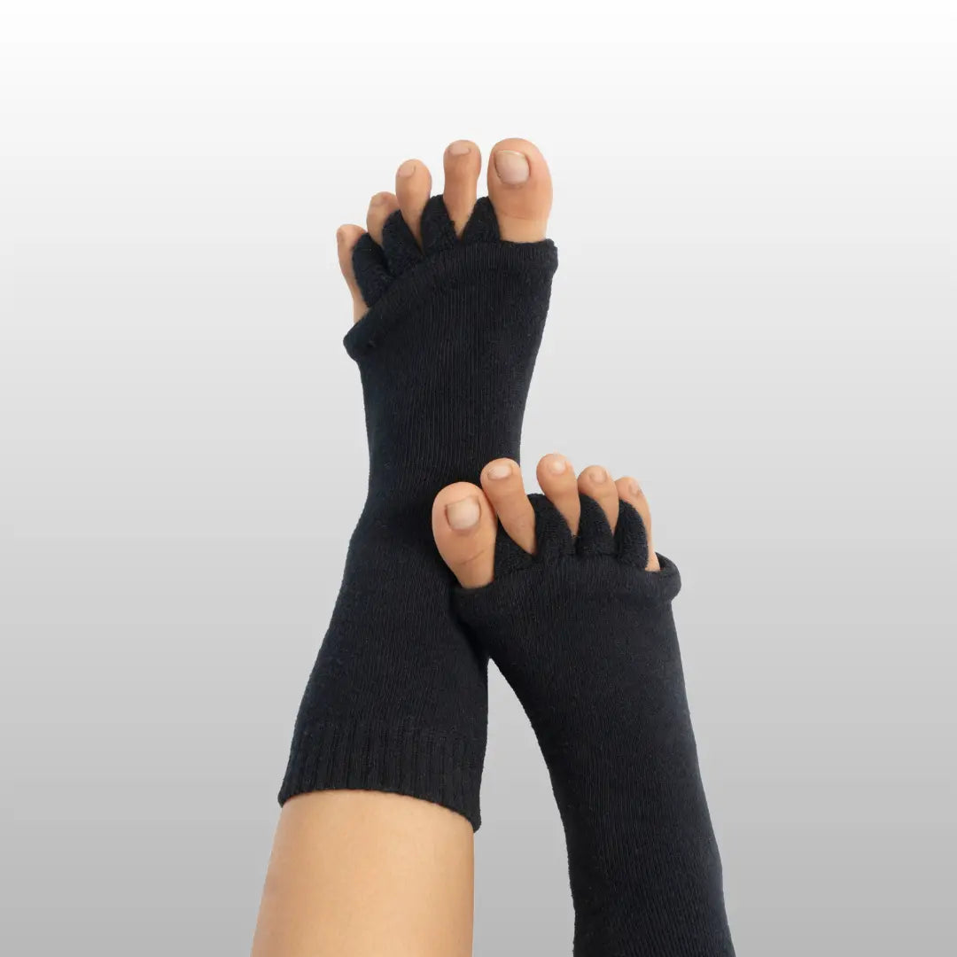 Black Foot Alignment Socks