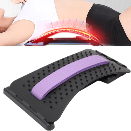 #1 Adjustable Back Stretcher - Back Pain Reliever