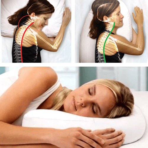 Side Sleeper Pillow - Neck and Back Pillow