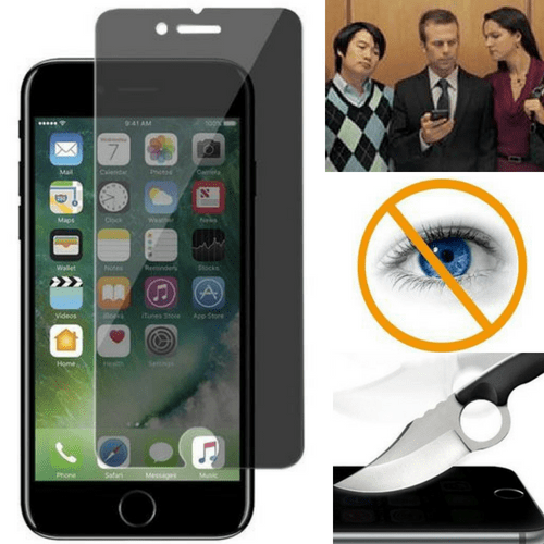 Privacy Screen Protector Tempered Glass - Anti Peeking, Spy, Glare and Scratch - For iPhone