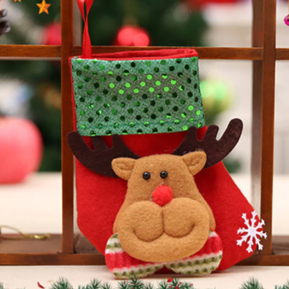 Christmas Stocking Set - 4pcs - Christmas Stocking Decorations