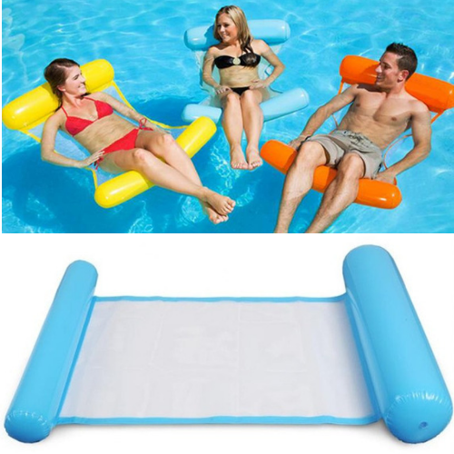 #1 Foldable Inflatable Floating Water Bed