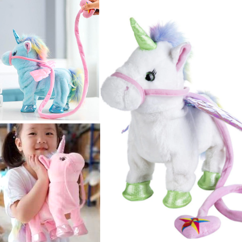 Walking Unicorn Plush Toy - Electric Walking Unicorn