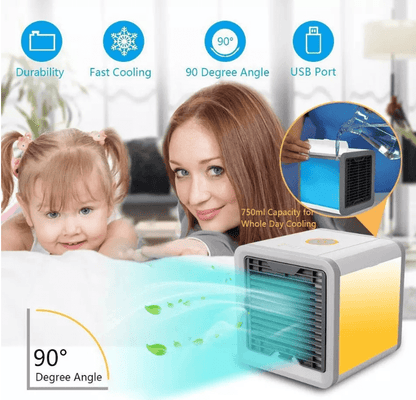 Mini enfriador de aire portátil - 40% de descuento