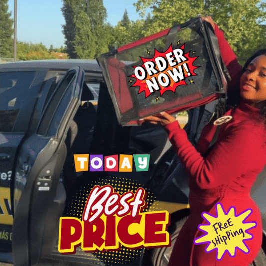 Foldable Travel Cat Car Seat – Waterproof & Space-Saving