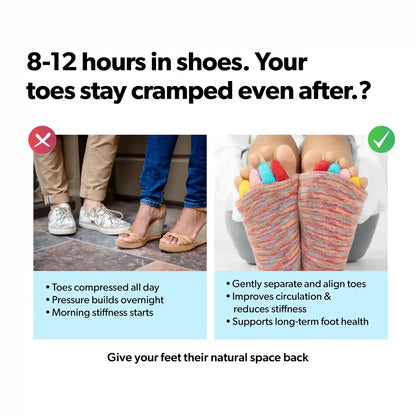 Multi Colour Foot Alignment Socks