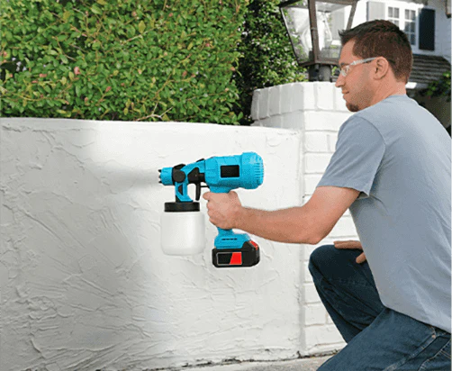 Wireless electric paint sprayer