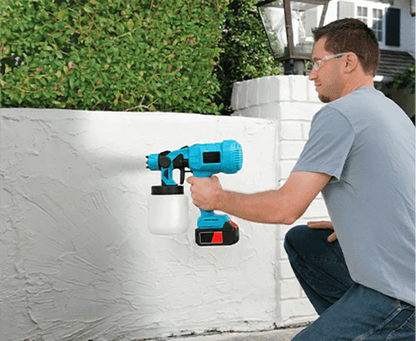 Wireless electric paint sprayer