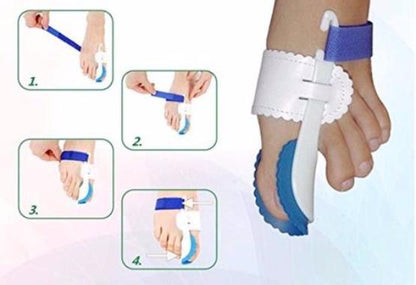 #1 Orthopedic Bunion Corrector Splints - Non-Surgical Relief & Treatment - Adjustable Pair
