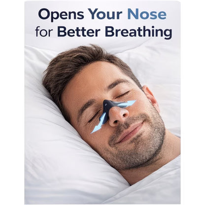 BreathIO Nasal Strips – Advanced Breathing Support for Better Sleep, Snoring Relief & Sports Performance