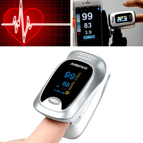 Wireless Bluetooth Finger Pulse Oximeter