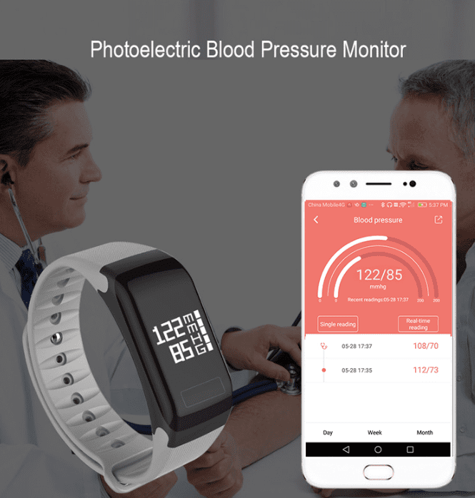 Blood Pressure Smart Wristband - Heart Rate, Blood Oxygen, Sleep Tracker - Special