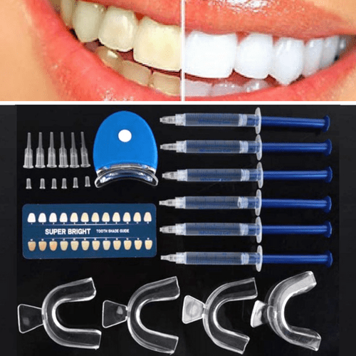 #1 Teeth Whitening Home Kit - Professional Grade - 6 Pieces Set