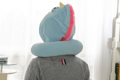 Hooded Unicorn Neck Pillow