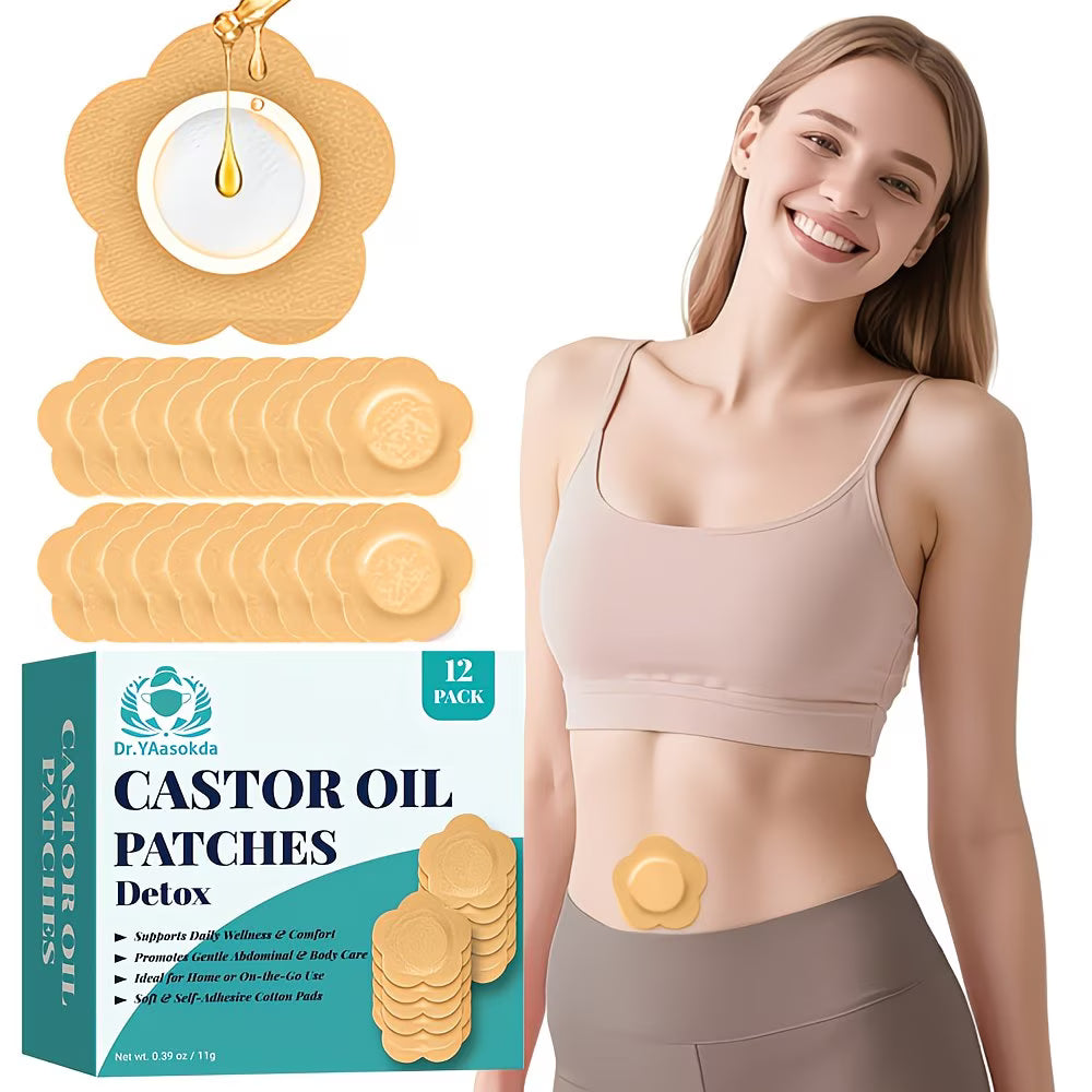 Castor Oil Patches for Navel
