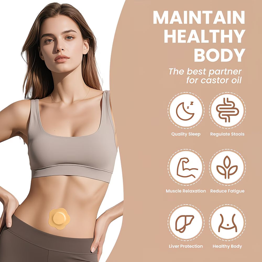 Castor Oil Patches for Navel