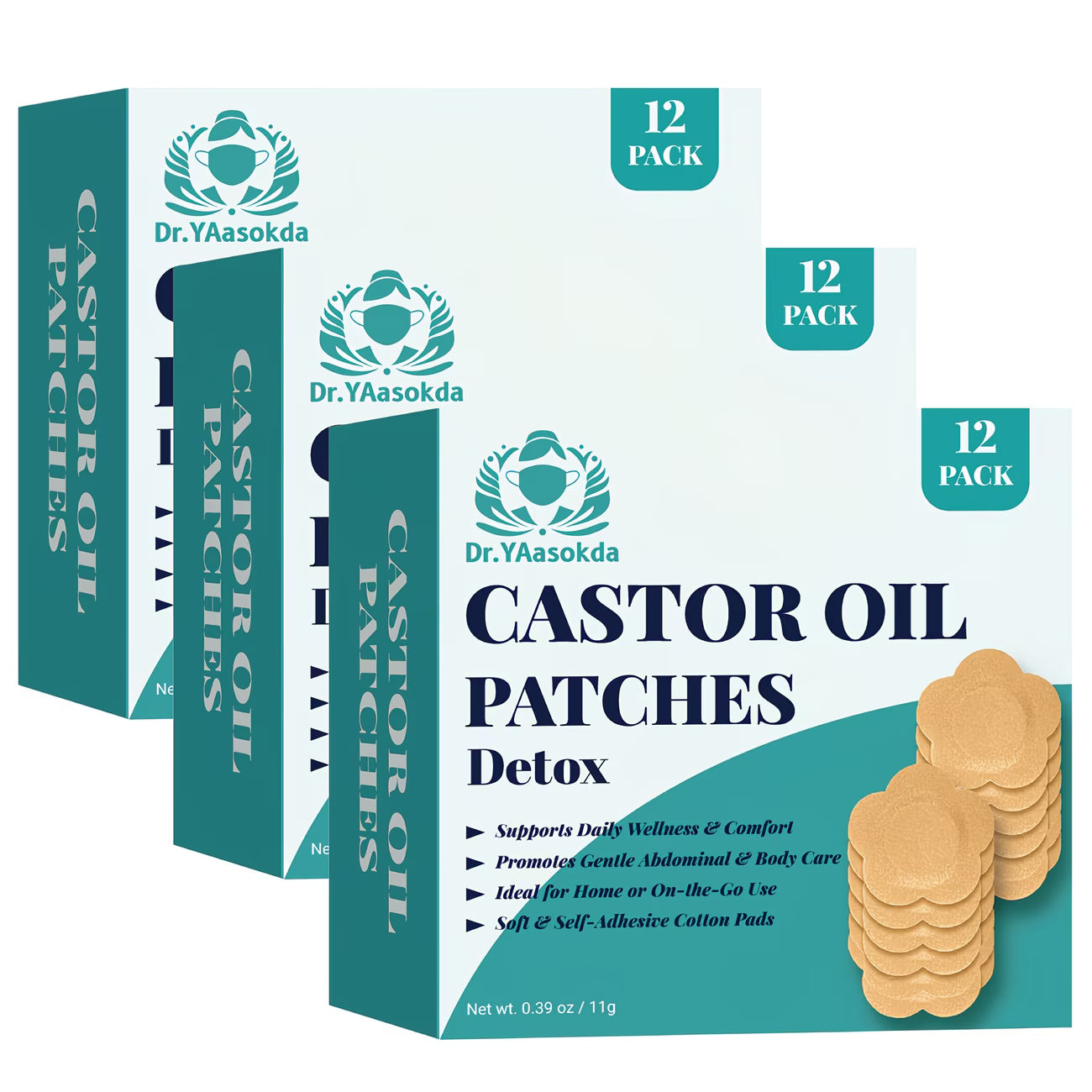 Castor Oil Patches for Navel