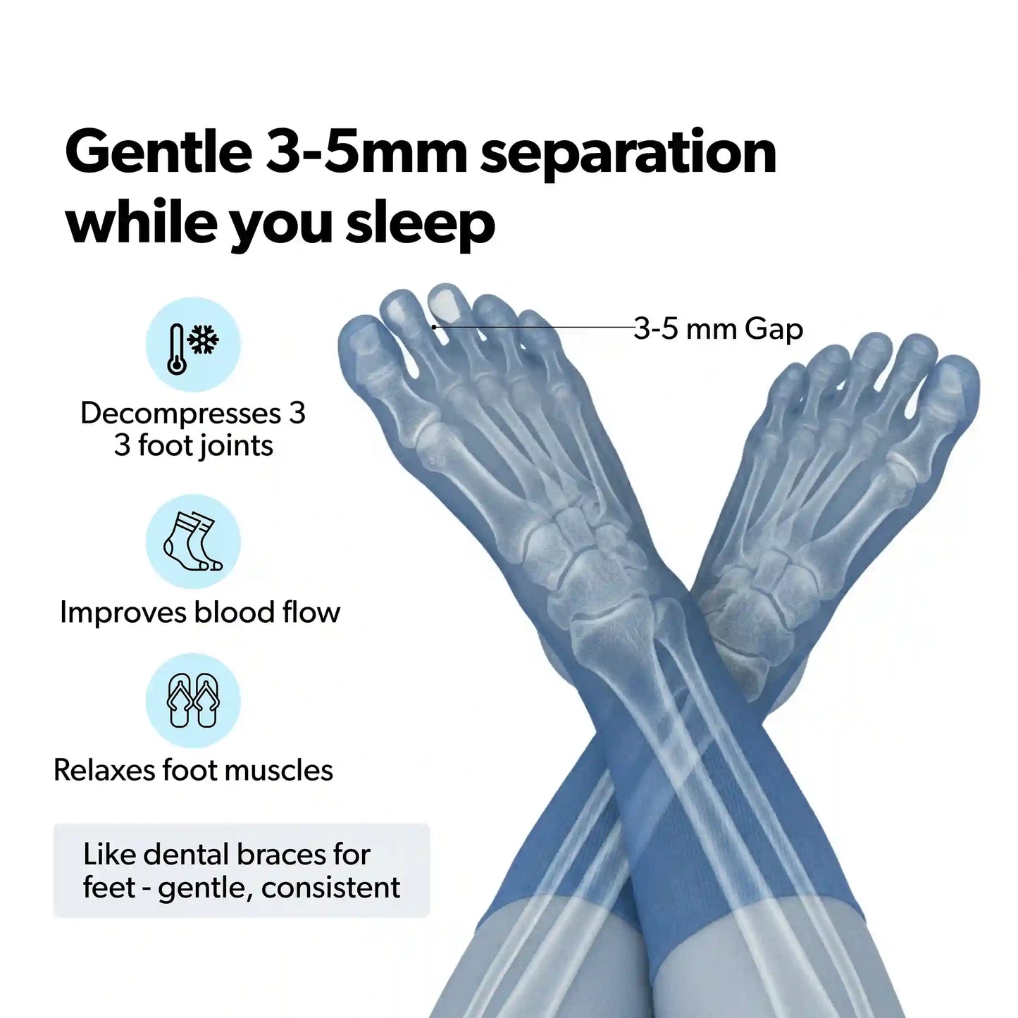 Blue Foot Alignment Socks