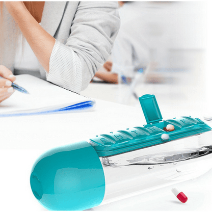 Vitamins Organizer Water Bottle
