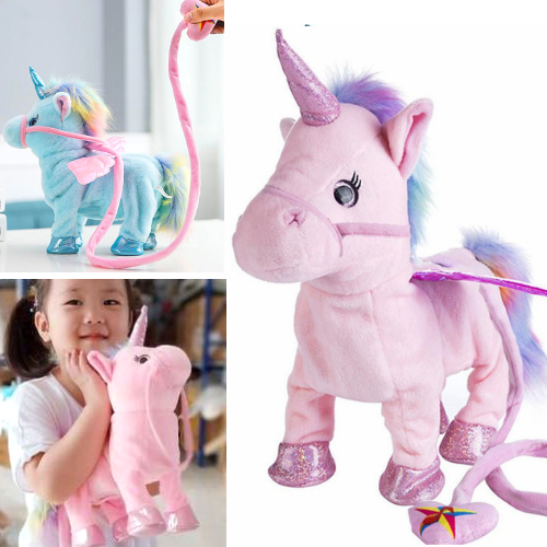 Walking Unicorn Plush Toy - Electric Walking Unicorn