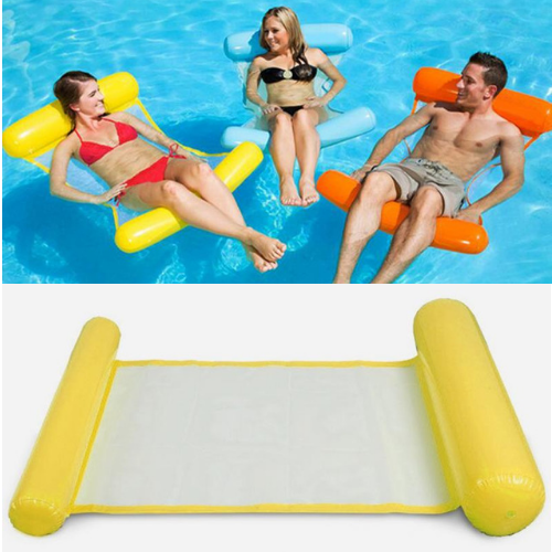 #1 Foldable Inflatable Floating Water Bed