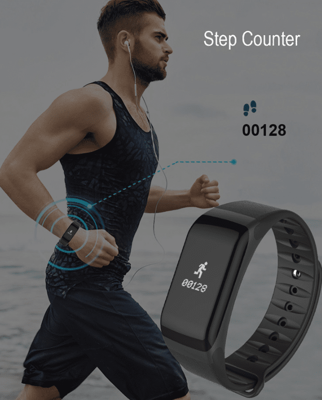 Blood Pressure Smart Wristband - Heart Rate, Blood Oxygen, Sleep Tracker