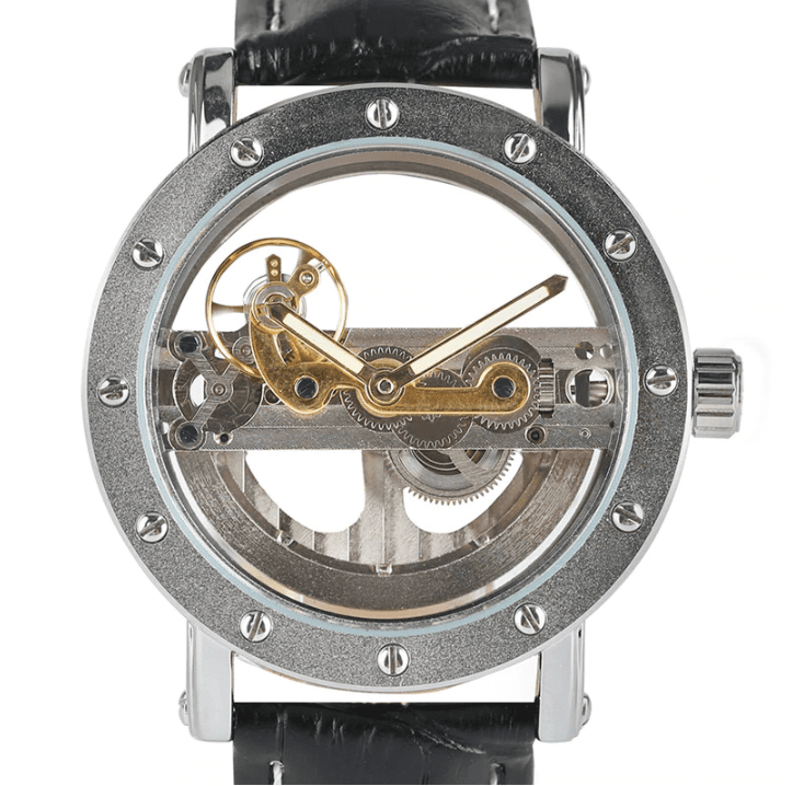 #1 Mechanical Watch - Transparent Skeleton Self Winding Watch