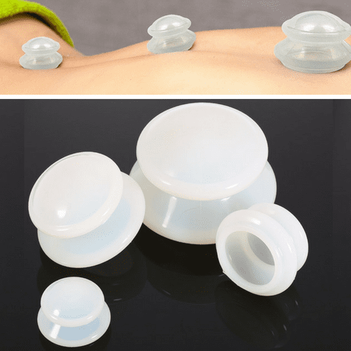 Anti Cellulite Vacuum Cupping Set - Set of 4 Cups