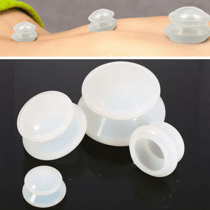 Anti Cellulite Vacuum Cupping Set - Set of 4 Cups