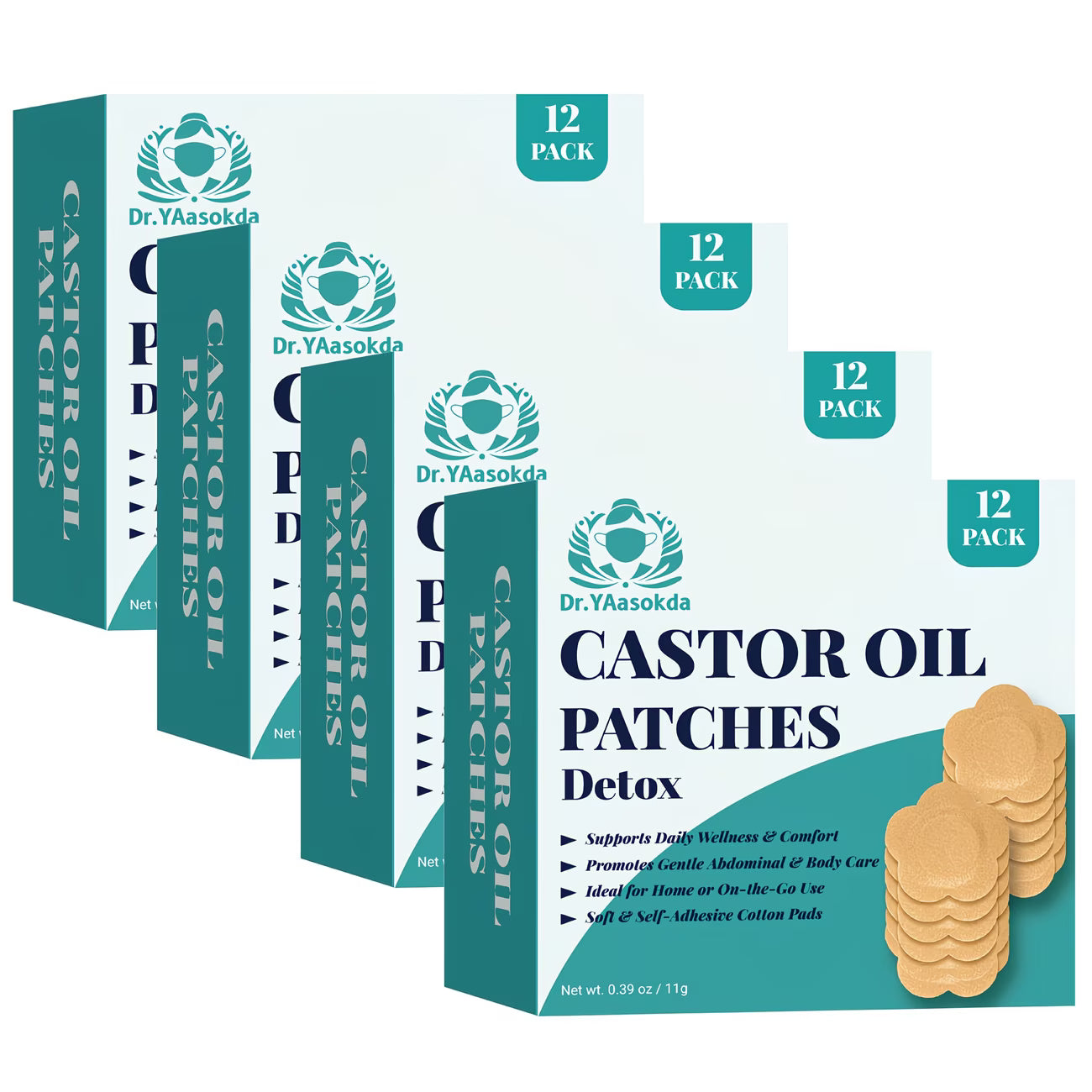 Castor Oil Patches for Navel