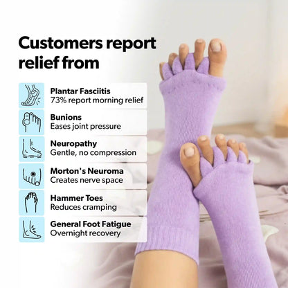 Light Purple Foot Alignment Socks